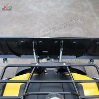 Équipement mécanique de déneigement routier 400 véhicule à quatre roues 13hp moteur Quad souffleuse à neige Offres Spéciales Campus Park chasse-neige