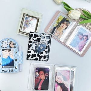 Álbum de fotos de PVC de una sola rejilla de 3 pulgadas con diseño de estrella Love Bean para almacenamiento de tarjetas pequeñas, ideal para pasaportes - Product Image 1