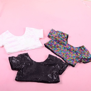 เสื้อยืดเด็กผู้หญิงแขนสั้นลายการ์ตูน 3 มิติ ประดับเลื่อม รุ่นใหม่สำหรับฤดูร้อน ขายส่ง เป็นมิตรต่อสิ่งแวดล้อม ระบายอากาศได้ดี น่ารัก รับออกแบบลายตามสั่ง - Product Image 5