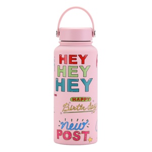Custom LOGO 1L Stainless Steel Double Wall Outdoor Sports Portable Vacuum Insulated <b>Drink</b> Water Bottle Class Thermos <b>Flask</b> - Product Image 4