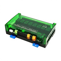 Module I/O miniature scellé avec interface de communication RS485 à 8 canaux, relais G2R 12V/24V 16A, prend en charge le protocole Modbus-RTU standard