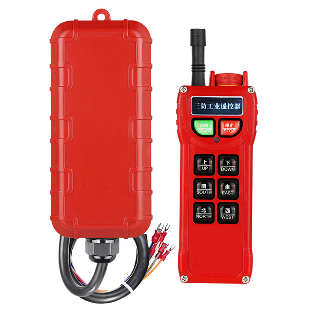 DC or AC Universal Wireless Learning Code  409~510MHz Electric Hoist Pulley Crane  Remote Control for Industrial