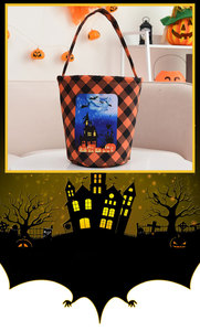 Cesta de Halloween para Niños, Cesta de Halloween de Gran Capacidad, Bolsa para Dulces - Product Image 3