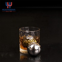 Boules de glace réutilisables en acier inoxydable pour whisky, bière, vin – Pierres réfrigérantes pour boissons