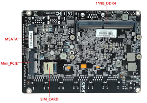 6LAN มินิไอทีเอ็กซ์เมนบอร์ด DDR4 M680SE-6L โปรเซสเซอร์สเกลค์รุ่นที่ 6 คอร์ I3 I5 I7 2COM สำหรับบอร์ดเราเตอร์ - Product Image 6