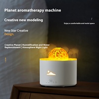 New Planet bureau humidificateur arôme diffuseur muet atmosphère lampe éblouissante lumière colorée maison chambre lampe 5V plastique arôme