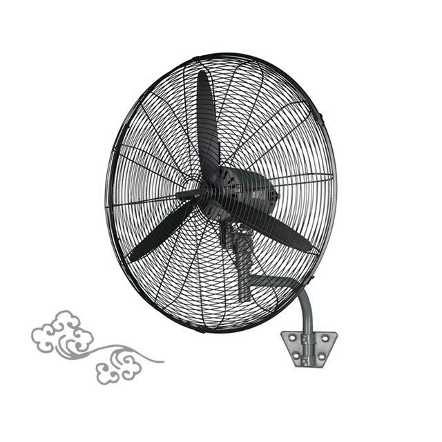 Electric Heavy Duty Industrial 18''-30'' AC Wall-Mounted Oscillating Air Cooling Fan 3-Speed Copper Wire Motor Aluminum Metal