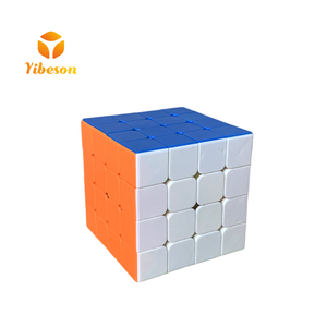 <span class=keywords><strong>Cubo</strong></span> Mágico de Velocidad <span class=keywords><strong>4x4</strong></span> de Plástico, Rompecabezas de 4 Capas sin Adhesivos de 6.2cm para Adolescentes - Product Image 1