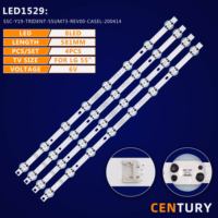 Rétroéclairage TV découpé en usine SSC_Y19.5_TRIDENT_55UM73 Bandes LED pour TV LG 55 pouces Smart TV la moins chère 55UM7660 55UM7450 55UM7400