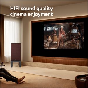 CHORDIO HT-12 <span class=keywords><strong>Monitor</strong></span> Vintage, Diffusore da Pavimento a <span class=keywords><strong>3</strong></span> Vie con Audio Stereo, Sistema Audio Passivo per Home Theatre e Giradischi - Product Image 5