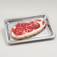 Barquette en PET pour emballage sous vide écologique, fabriquée en Chine, idéale pour la viande, les sushis, les aliments pour animaux et la présentation de la viande