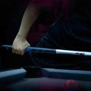 Queue de billard en fibre de carbone AK-KBR, 12,9 mm, 58 pouces, 2 parties, joint en acier inoxydable, vente en gros - Product Image 2