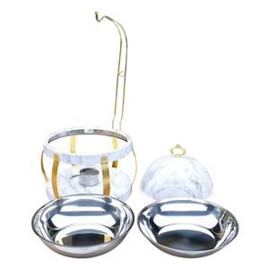 <span class=keywords><strong>Four</strong></span> à boules de luxe en acier inoxydable résistant aux hautes températures de 8 L en forme de cœur, fabriqué à Guangdong - Product Image 2