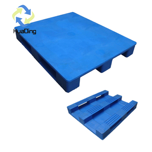 Plastic Pallet Factory HUADING Heavy Duty Industrial Storage Hygienic Food Grade Euro Type Flat Anti-Slip 1200 X 1000 Mm Plastic Pallet For Shipping