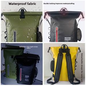 Mochila de Playa al por Mayor, 25L, PVC, Gran Capacidad, Bolsas Secas, Tiras Reflectantes, Impermeable, Cómoda y Versátil para Senderismo al Aire Libre - Product Image 4