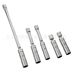 5 Piece Universal <b>Spark</b> <b>Plug</b> <b>Socket</b> Set 14mm 5/8 In 9/16 In Extension Bar Tool Case Auto Repair - Product Image 4