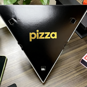 Scatola Triangolare <span class=keywords><strong>per</strong></span> Pizza in Carta Ondulata Personalizzata all'Ingrosso <span class=keywords><strong>per</strong></span> Asporto - Product Image 4