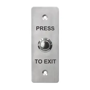 Wall mounted surface install exit button