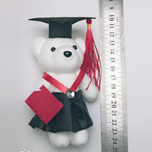 Figura de Osito con Toga Académica, Muñeco de Espuma con Título de Maestro, Regalo para Estudiantes Durante la Temporada de Graduación - Product Image 5