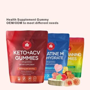 Vente en gros OEM Adultes Vegan Vinaigre de cidre de pomme Gomme pour hommes/femmes Bio Acv Minceur Keto Perte de poids Gommes multivitamines - Product Image 4