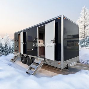 Baño Portátil para Campamento WC 2025, Inodoro Móvil de Plástico para Campamento y Ducha, Remolque de Baño para Exteriores - Product Image 4