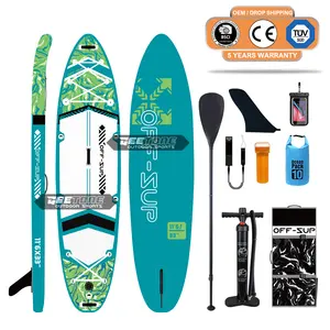 Inflatable Paddle Board Fishing OFFSUP 11ft6 350cm Surfing Board Water Sport Sup Board Surfing Board Inflatable Surfboard Stand Up Paddle Inflatable