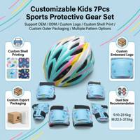 Ensemble de protection professionnel pour le roller et le vélo d'équilibre pour enfants, comprenant casque, genouillères et équipement de sécurité complet
