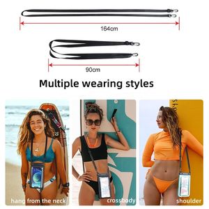 Đôi không gian lưu trữ điện thoại không thấm nước <span class=keywords><strong>Pouch</strong></span>, công suất gấp đôi IPX8 điện thoại không thấm nước trường hợp dưới nước khô túi - Product Image 6