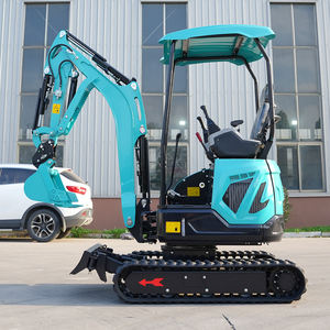 무료 배송 미니 굴삭기 1.8 톤 농업 디젤 엔진 유압 마이크로 가방 정원 강력한 파워 크롤러 작은 굴착기 - Product Image 5