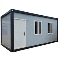 Maison mobile préfabriquée sur mesure de 20 pieds ou 40 pieds, structure en acier, abri de camping, mini-maison