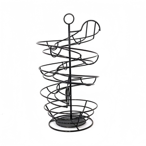 Mutfak Yaratıcılığı 360 °   Döner Spiral Yumurta Rafı, Çok Katmanlı Düzenleyici - Yumurtalar ve Kahve Kapsülleri için Taşınabilir Masaüstü Saklama Ünitesi - Product Image 5