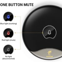 Microphone de conférence USB Tonor TM20 2023 pour salle de réunion avec table longue et chaises