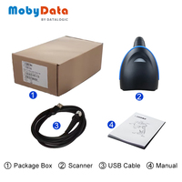 Escáner de Código de Barras con Cable Mobydata HS300 de 1MP con Lectura de Códigos 1D y 2D de Alta Velocidad para Comercio Minorista