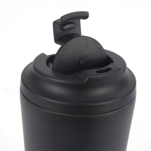 Vente en gros de gobelets de voyage personnalisés avec logo, 12 oz, double paroi, en acier inoxydable, isolés sous vide, avec couvercle - Product Image 4