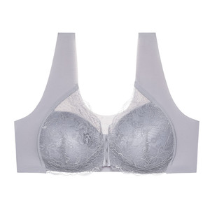 Lingerie sexy pour femmes grande taille, dentelle en maille épaisse, fermeture avant, tendance - Product Image 6