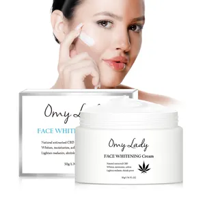 Grandi vendite C B D C estratto di anabis crema viso sbiancante per la pelle prodotto per la cura della pelle superiore