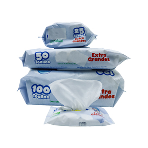 <span class=keywords><strong>Toallitas</strong></span> Húmedas Desechables para Bebés Personalizables con Logotipo, Paquetes de 10, 25, 50 y 100 Unidades - Product Image 4