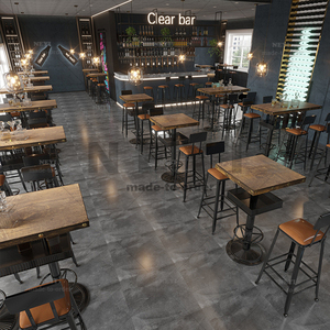 Tabouret en bois <span class=keywords><strong>industriel</strong></span> moderne personnalisé pour café, bar, boîte de nuit, restaurant, bureau à domicile pour hôtel, nouveau mobilier de cuisine pour salle à manger - Product Image 4