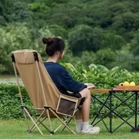 Chaise pliante de haute qualité pour l'extérieur, en Oxford 600D épaissi, pour pique-nique, chaise réglable à quatre positions, chaise de camping