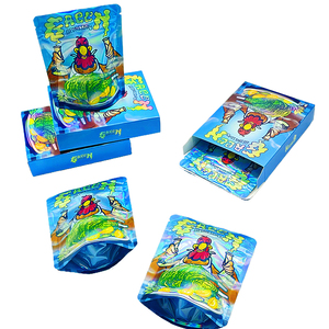 Túi zip chống mùi hình dạng đặc biệt cắt khuôn, chất liệu Mylar 3.5, có hộp, hàng có sẵn - Product Image 6