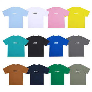 Logo personnalisé de haute qualité en coton épais coupe ample épaule T-shirt carré grand T-shirt pour hommes - Product Image 2