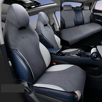 Housse de siège de voiture en cuir protéger coussin pour byd yuan plus atto 3 2021 2022 2023 2024 2025 accessoires auto kits style sport