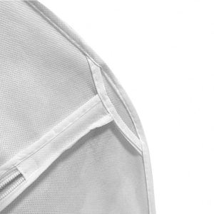 Housse de vêtement pliable blanche non tissée, housse de costume personnalisée, sacs à vêtements avec logo personnalisé pour le voyage - Product Image 4