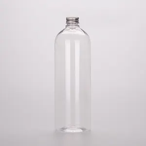 Promoción botellas de jugo de plástico 1 litro PET botellas de agua Mineral botella de plástico vacía para embalaje de jugo de bebida