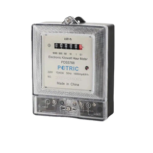 Đồng hồ đo điện năng kỹ thuật số 220V, hiển thị công suất, điện năng, <span class=keywords><strong>kWh</strong></span>, với đầu nối đồng - Product Image 4