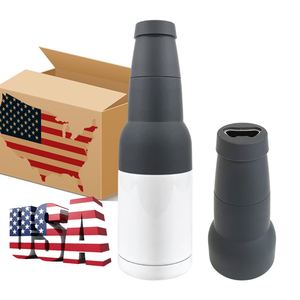 Bottle Can Soda Keeps <b>Drinks</b> Hot and Cold Beer <b>Cooler</b> Thermos Standard 12Oz Cans for Sublimation - Product Image 1