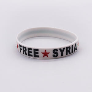 Pulsera de goma personalizada de 12mm de ancho con pulseras de silicona para diferentes banderas nacionales utilizadas como regalos publicitarios promocionales - Product Image 3