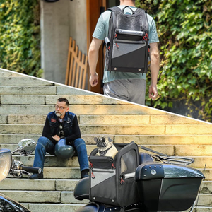 <span class=keywords><strong>Mochila</strong></span> conveniente e impermeable <span class=keywords><strong>para</strong></span> mascotas de motocicleta, se puede fijar <span class=keywords><strong>en</strong></span> la parte trasera de motocicletas grandes, <span class=keywords><strong>para</strong></span> transportar mascotas como perros. - Product Image 6