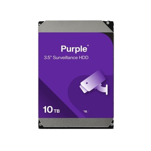 Disco Duro Interno de 10 TB, Disco Duro Interno NVR Morado, SATA 6 Gb/s, 256 MB de Caché, 3.5" WD102PURZ para Monitoreo - Product Image 1