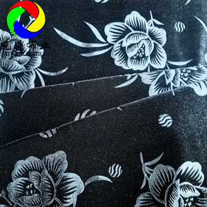 Cao cấp màu rắn KS nhung vải polyester căng dệt kim nhung váy vải 3D dập nổi phong cách Hàn Quốc cho quần áo - Product Image 2